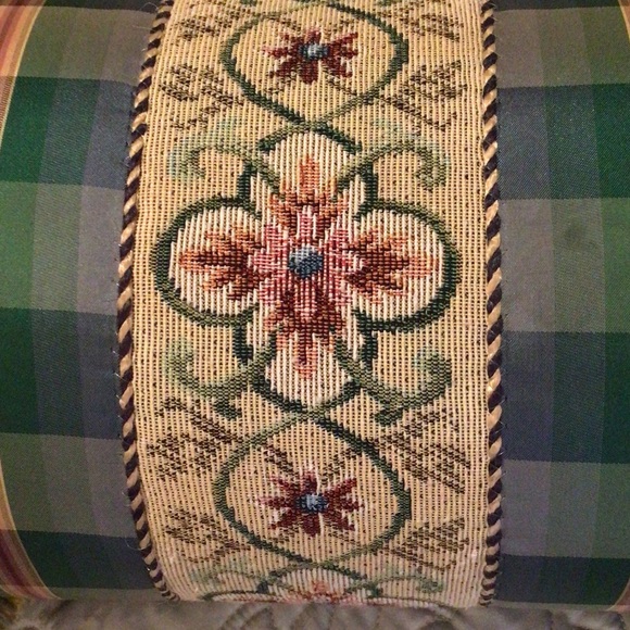 Decorative Bolster Pillow with Fringe and Tassels - Picture 4 of 7
